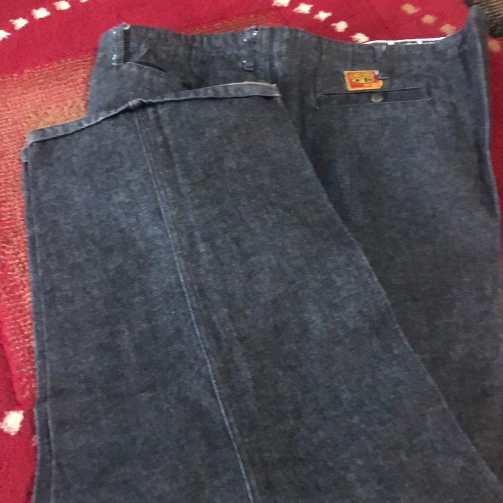Black oversized jeans